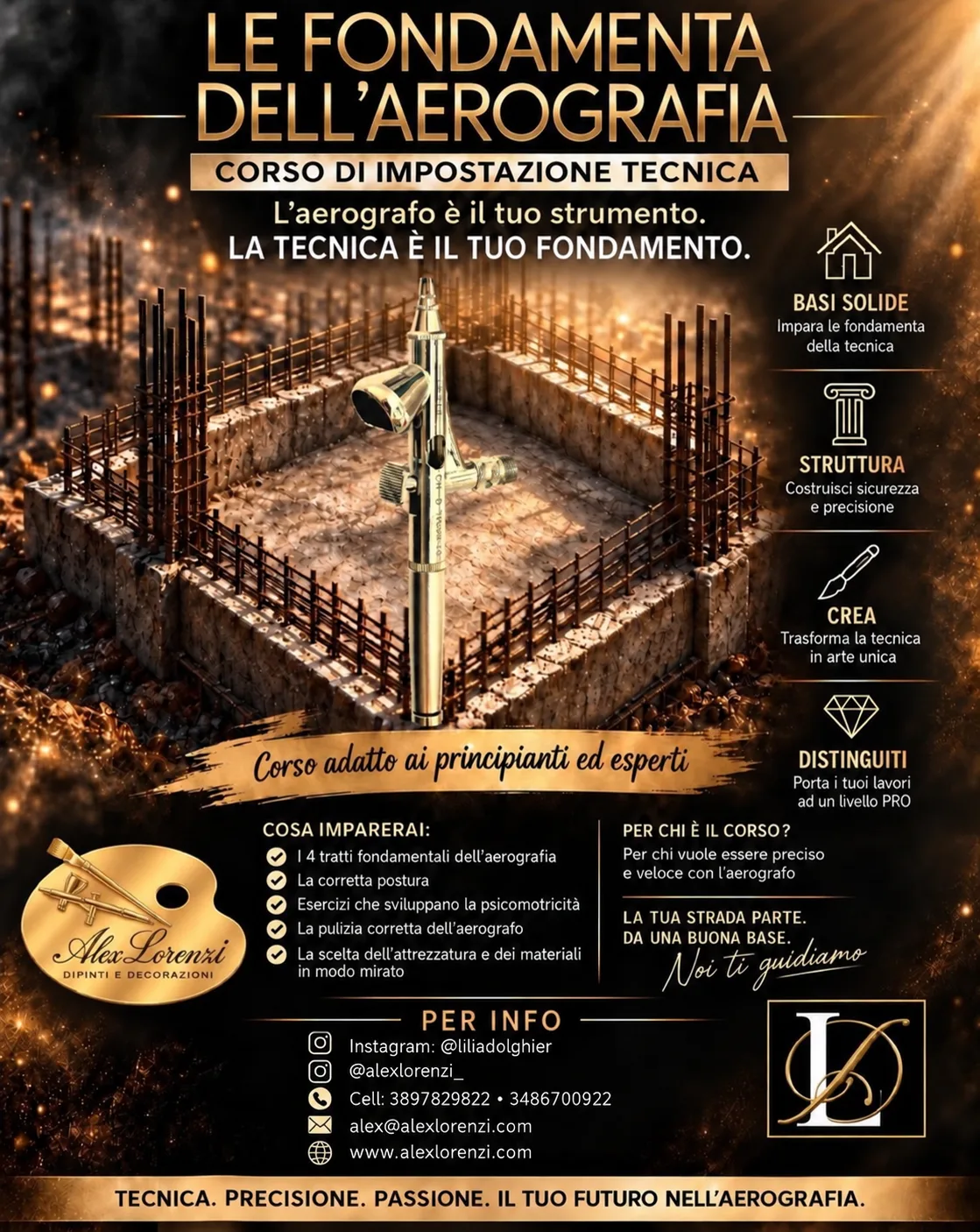 Corsi di aerografia con Alex Lorenzi