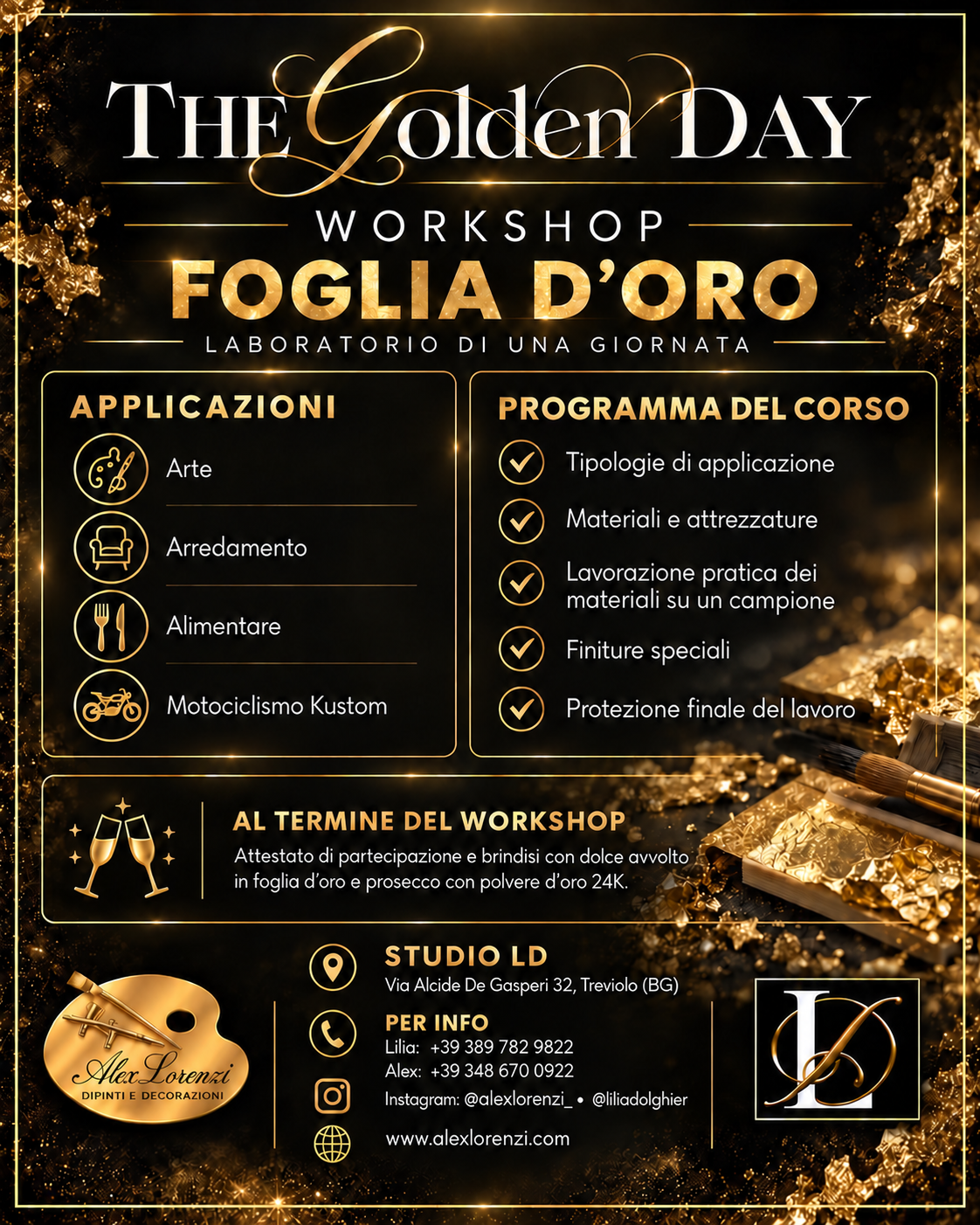 Programma completo del workshop The Golden Day