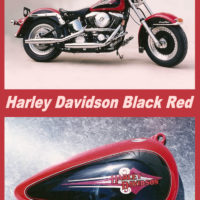 Harley Davidson Black Red