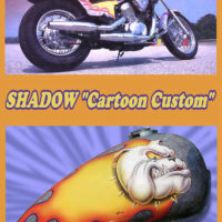 Honda Shadow Cartoon Custom