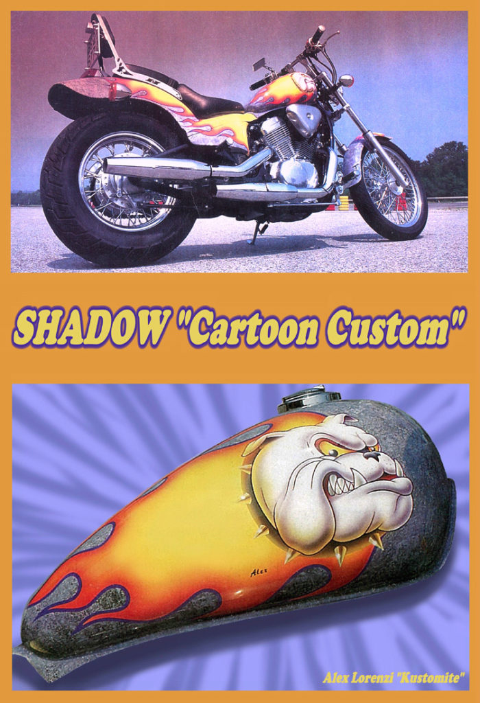 Honda Shadow Cartoon Custom