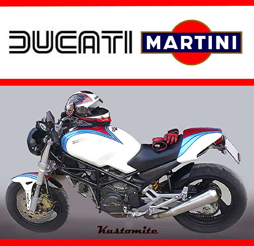 Ducati Martini Moto Aerografata