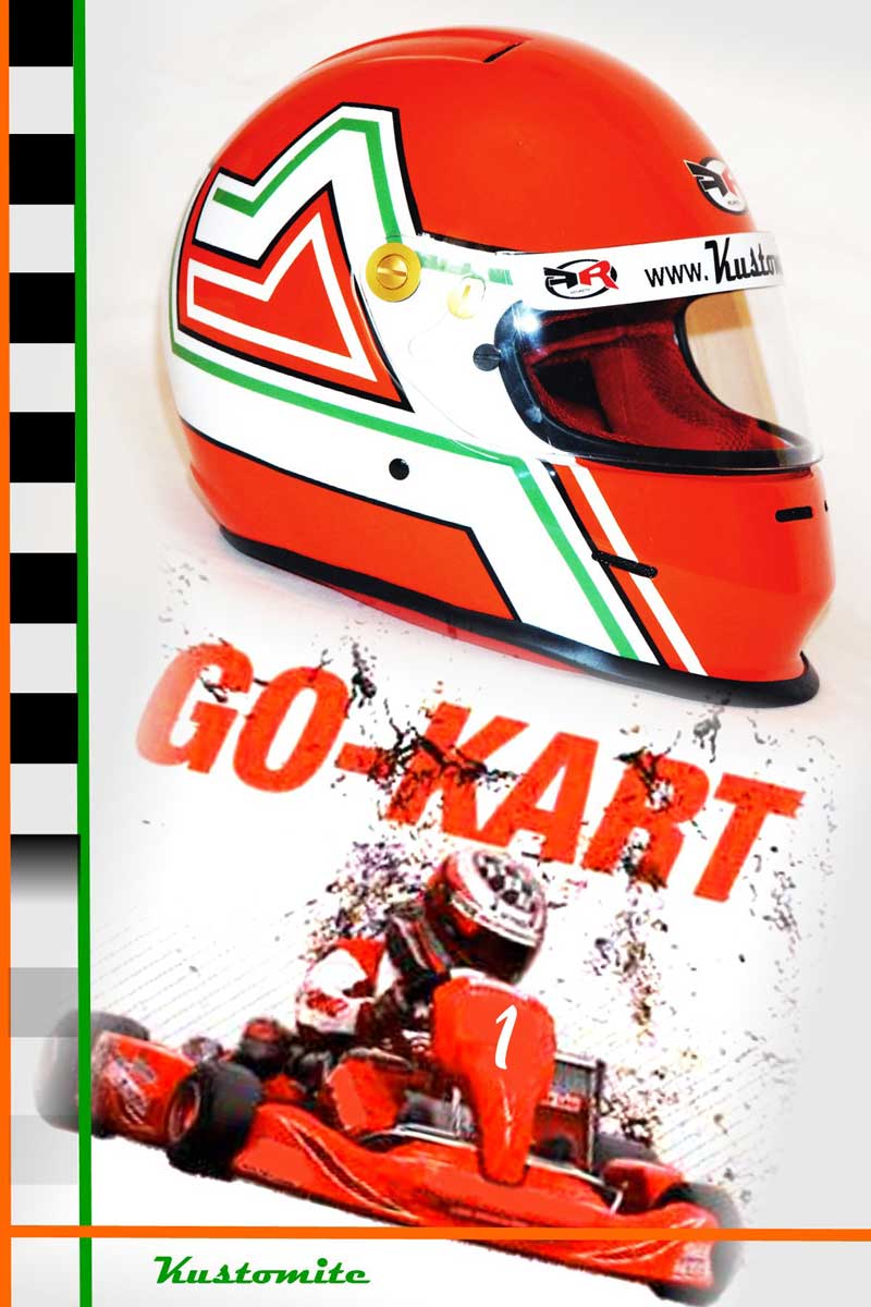Casco Go Kart - Alex Lorenzi, Pittore Decoratore Aerografista - Milano,  Bergamo, Brescia
