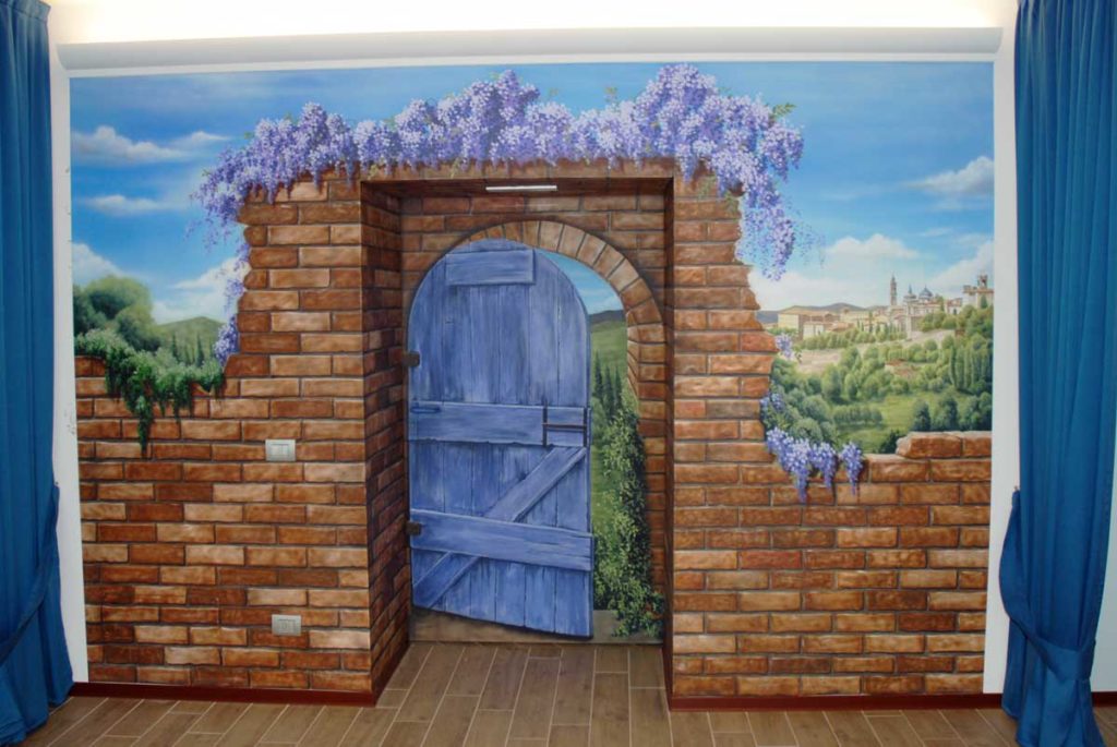 Porta su Città Alta Trompe L’Oeil