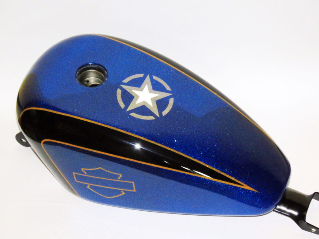 Serbatoio HD Blue Glitter